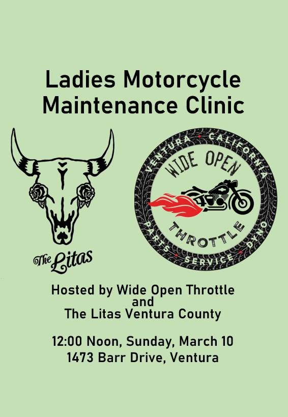 Ladies Rider Clinic, Wide Open Throttle, Ventura, 10 March 2024