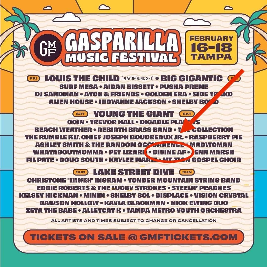Gasparilla Music Festival Lake Street Dive Christone Kingfish Ingram