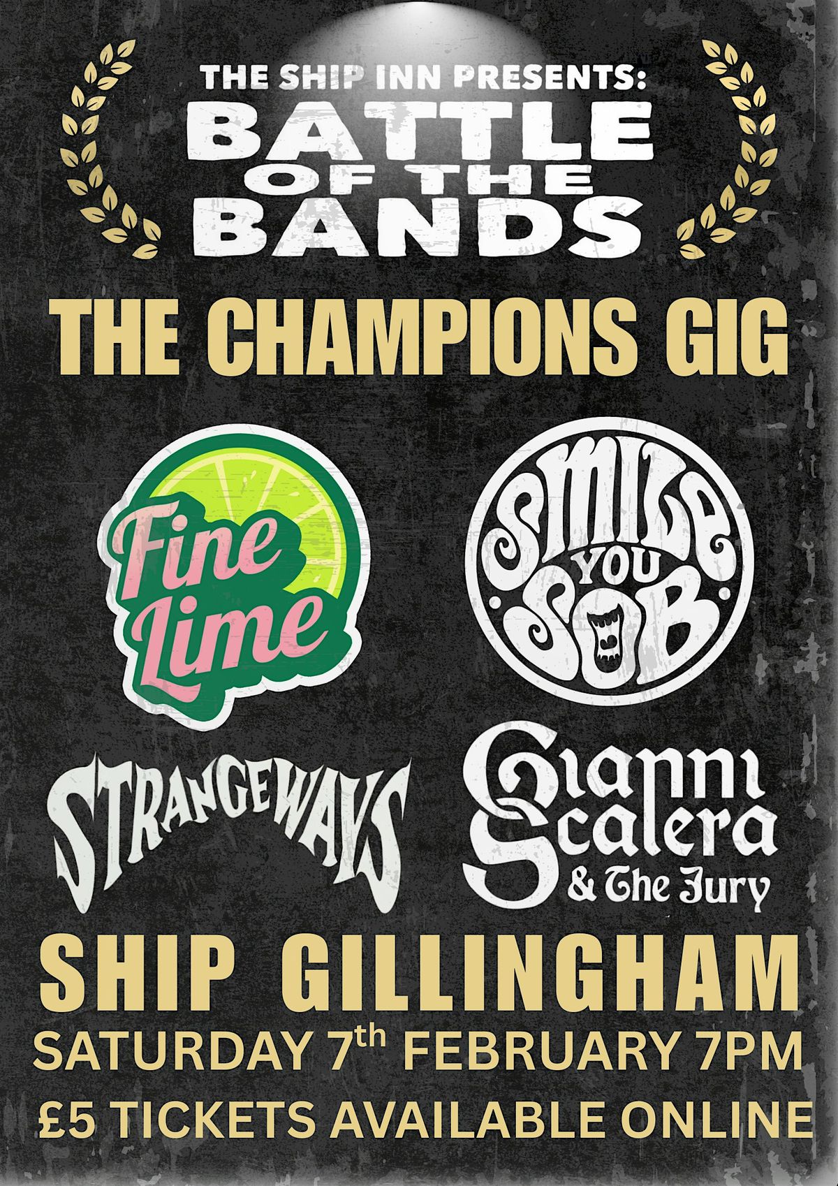 SHIP CHAMPIONS GIG, 7 February | Event in Gillingham | AllEvents