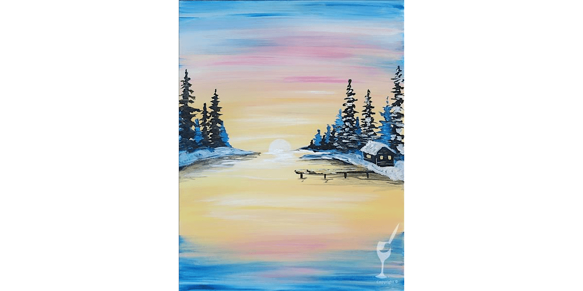 Snowy Pastel Colors - Paint and Sip in San Antonio | Classpop!™, 17 December | Event in San Antonio | AllEvents