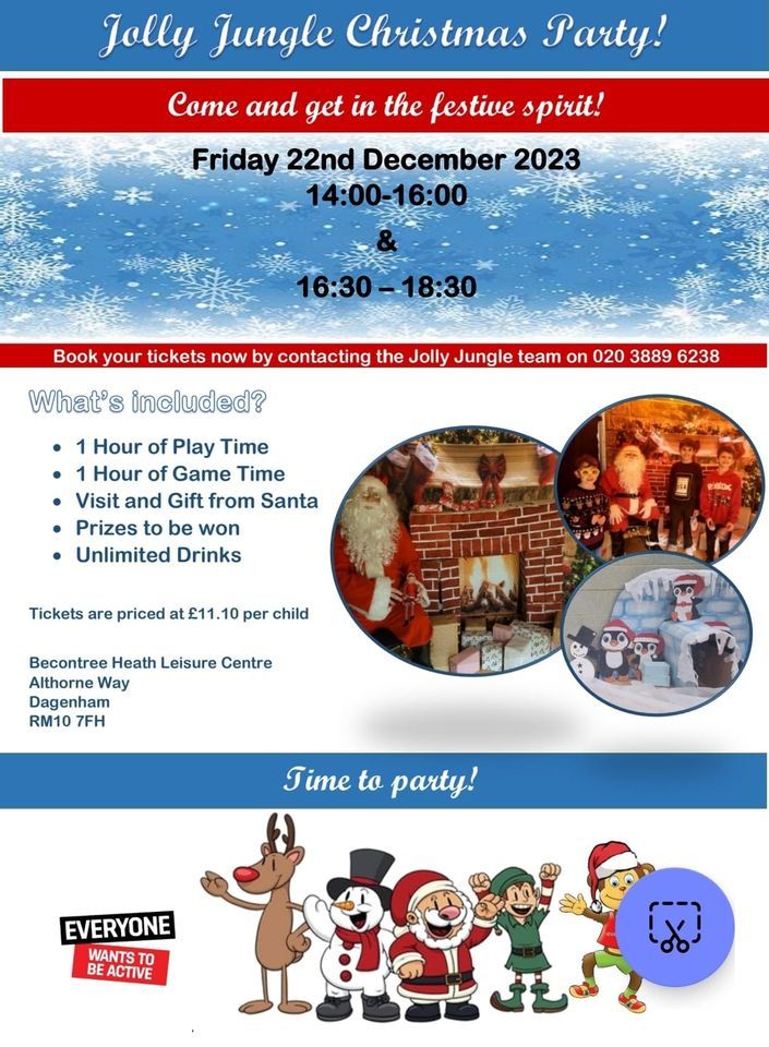 jolly Jungle Christmas Party, The Jolly Jungle, Dagenham, December 23
