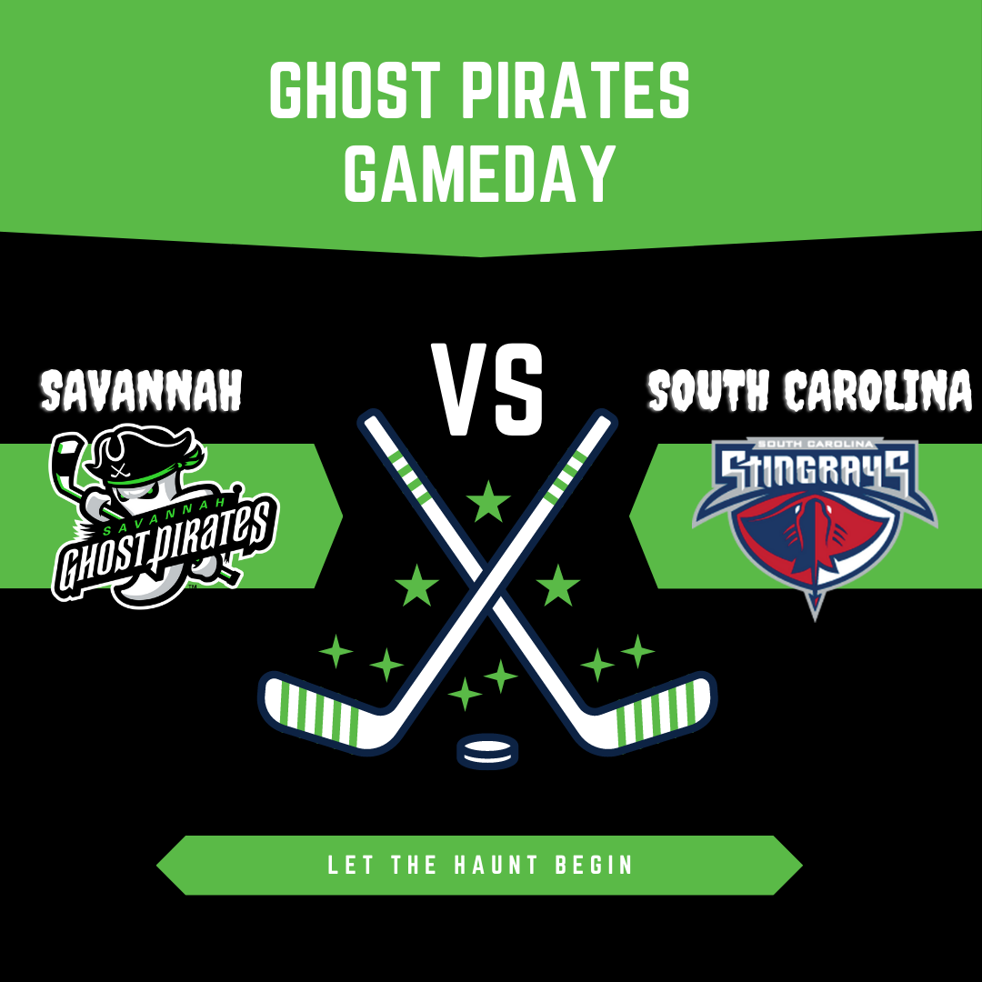 Savannah Ghost Pirates at South Carolina Stingrays at North Charleston Coliseum, 14 December | Event in North Charleston