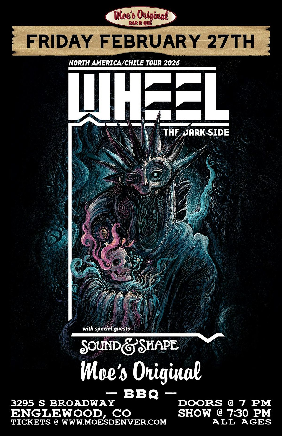 Wheel w/ Sound & Shape, 27 February | Event in Englewood | AllEvents