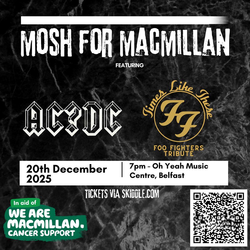 Mosh for Macmillan 2025, 20 December | Event in Belfast | AllEvents