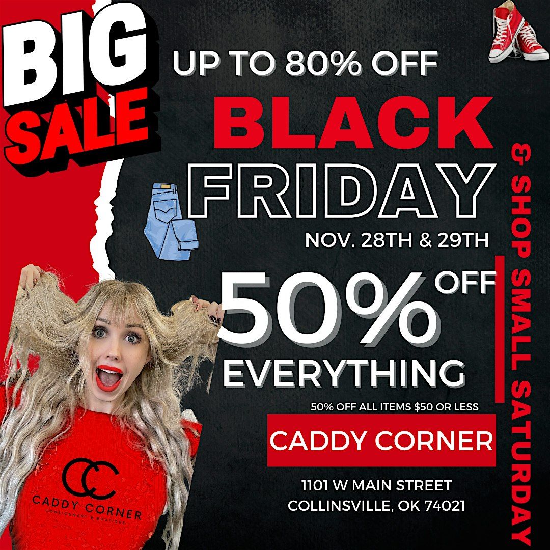 Black Friday at Caddy Corner, 28 November | Event in Collinsville | AllEvents