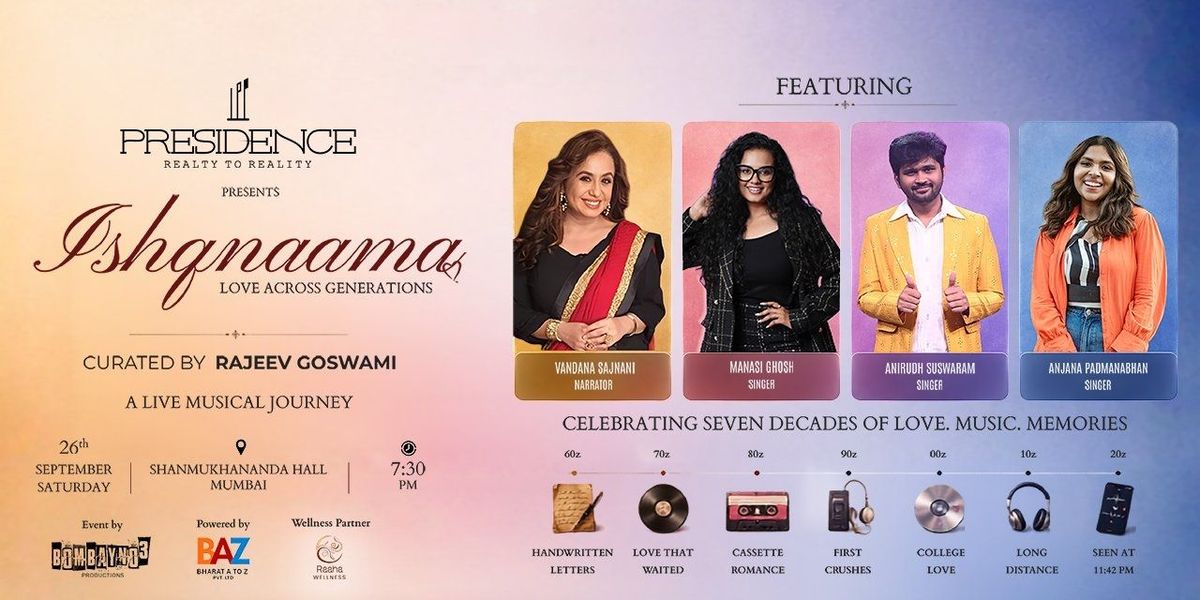 Ishqnaama - Love Across Generations — event poster