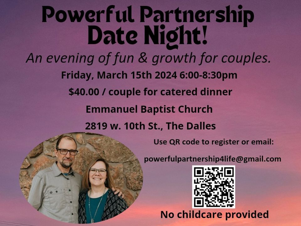 Date Night, 2819 W. 10th St., The Dalles, OR, United States, Oregon