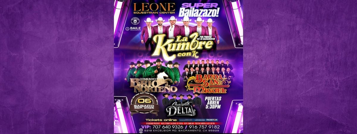 LA KUMBRE CON K & MÁS EN SACRAMENTO , 6 September | Event in Sacramento | AllEvents