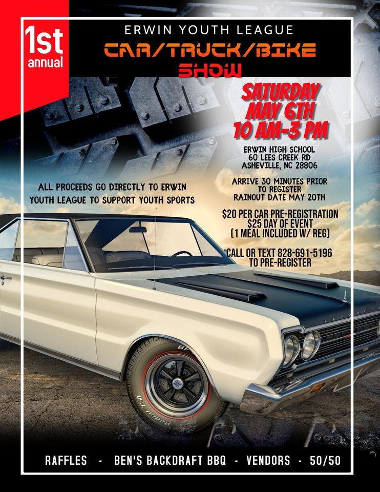 Erwin Youth League Car Truck Bike Show Clyde A Erwin High Asheville erwin-youth-league-car-truck-bike-show-clyde-a-erwin-high-asheville