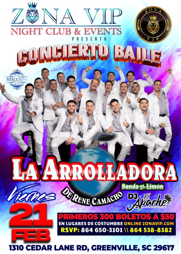 La Arrolladora Banda El Limon, 28 August | Event in Highland | AllEvents
