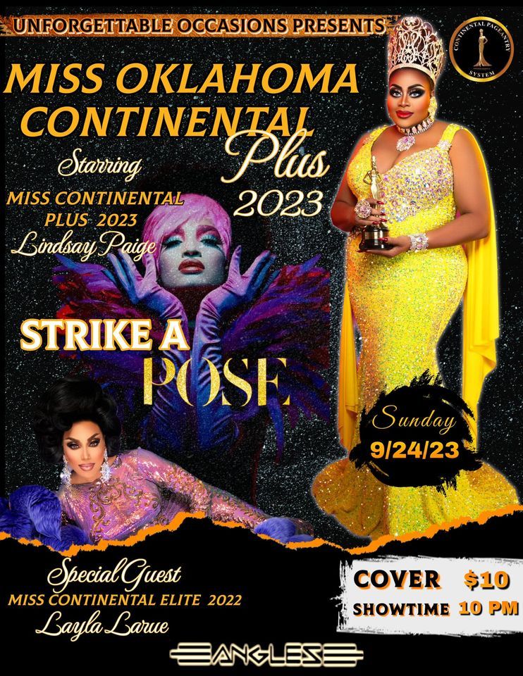 Miss Oklahoma Continental Plus, Angles, Oklahoma City, September 24 to