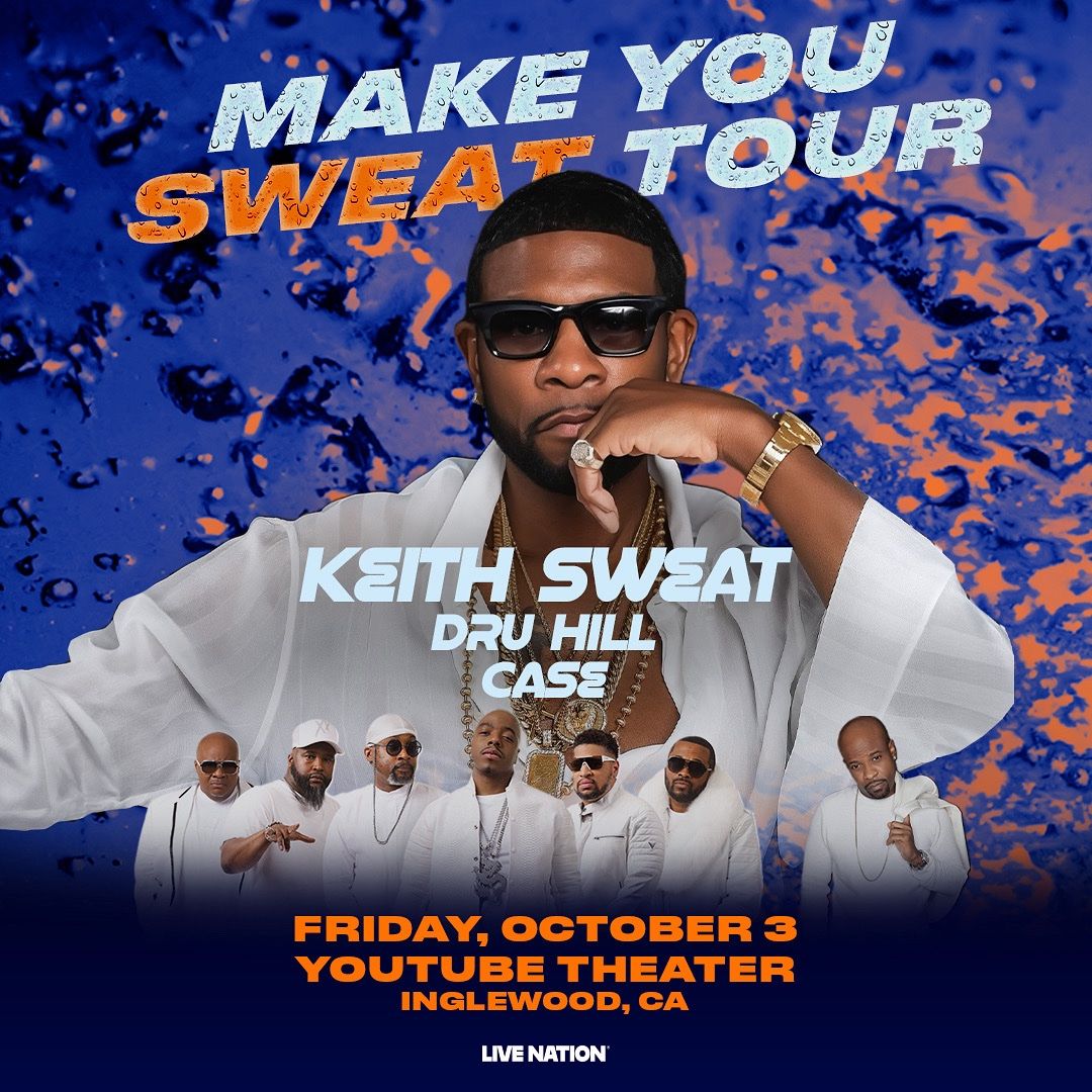 Keith Sweat  Dru Hill & Case, 3 October | Event in Oakland | AllEvents