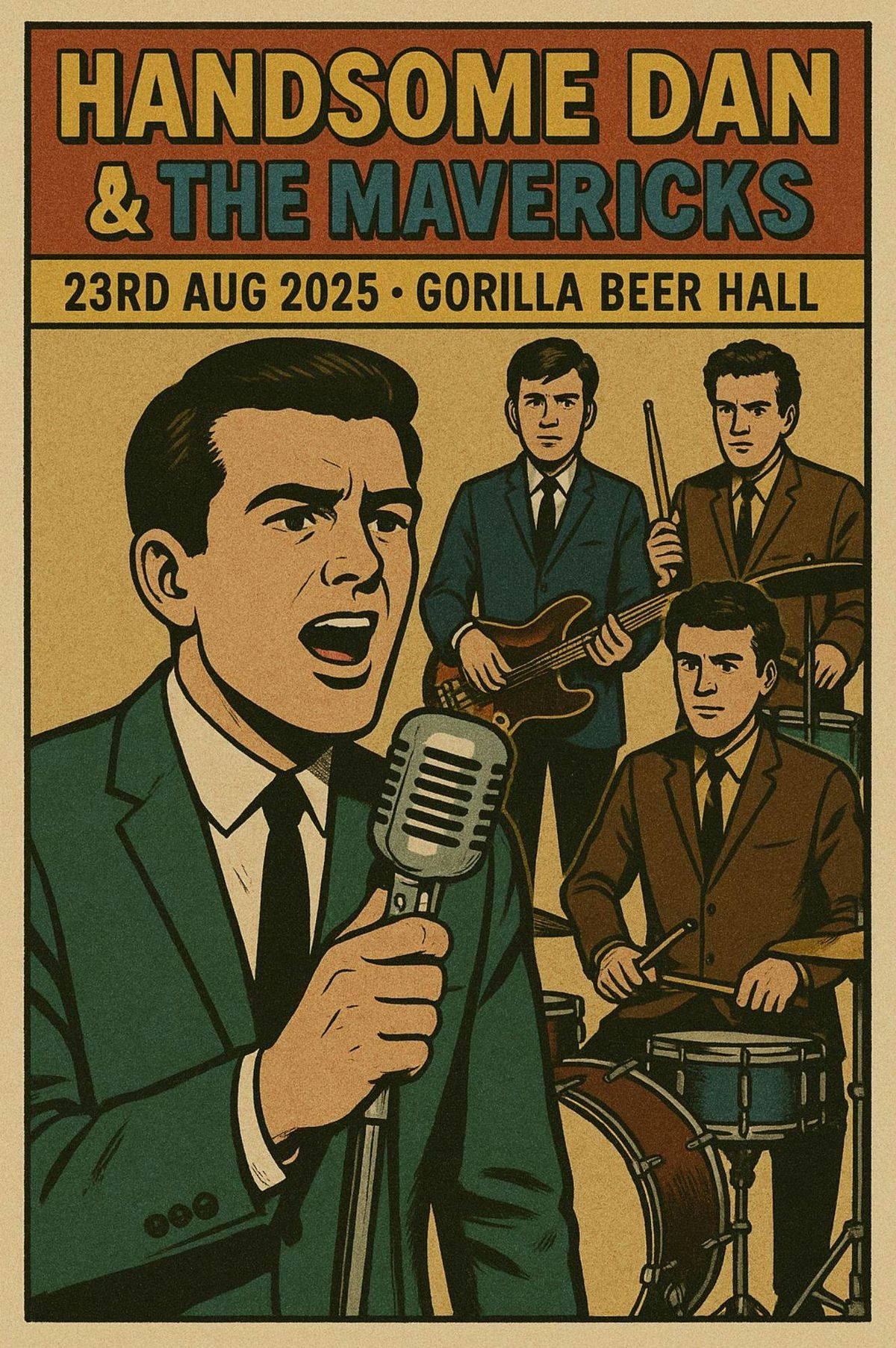 Handsome Dan &amp; The Mavericks '25, 23 August | Event in Mexborough | AllEvents