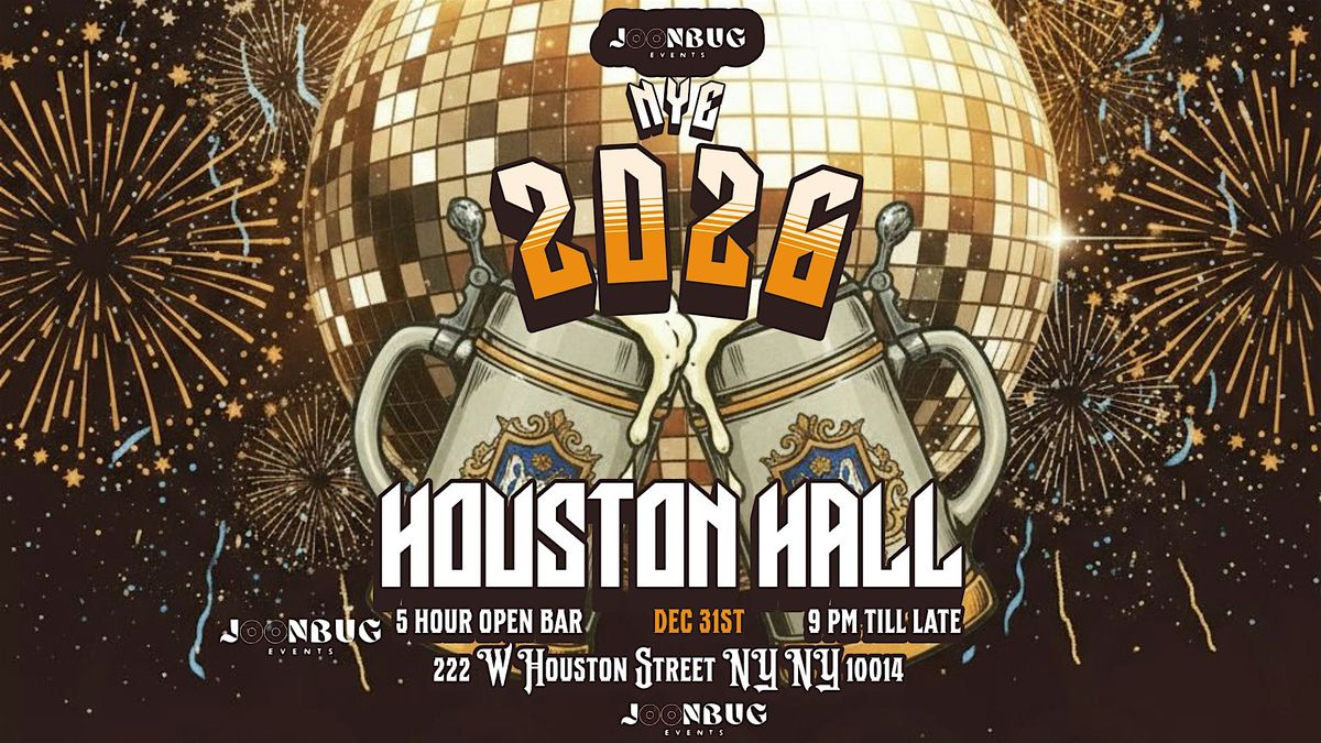 Houston Hall NYE 26 NYC, 31 December | Event in New York | AllEvents