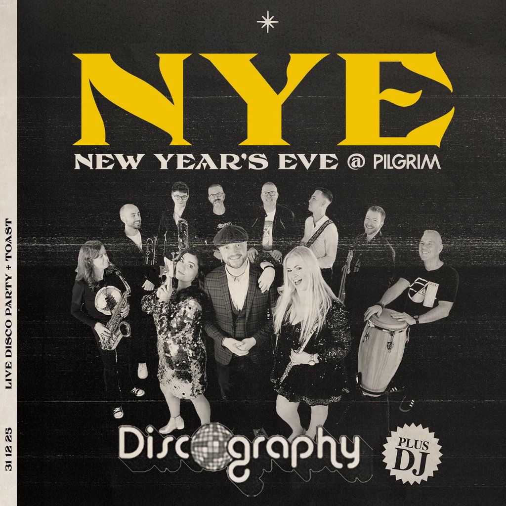 NYE 2025 Party! Discography live discofunk band + DJ + toast, 31 December | Event in Newcastle Upon Tyne | AllEvents