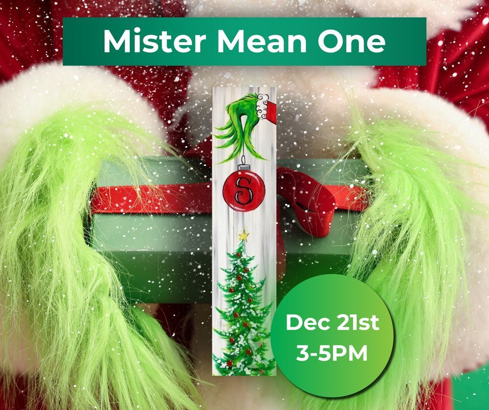 Mister Mean One, Painting with a Twist (Fenton, MI), 21 December 2023