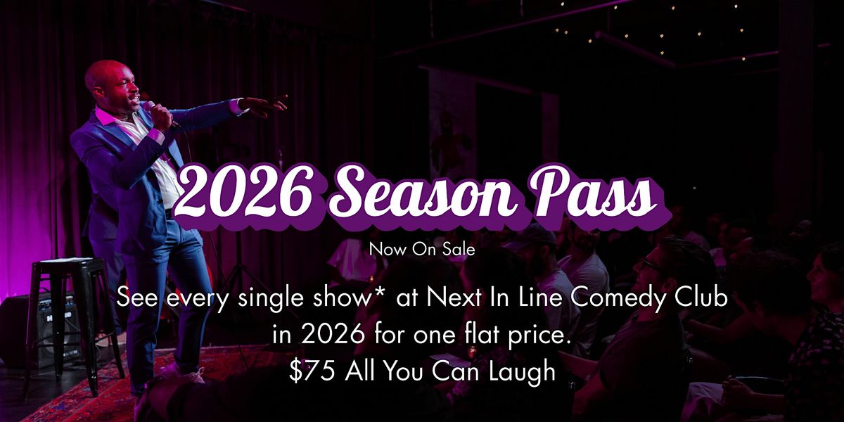 2026 All You Can Laugh Season Pass at Next In Line Comedy, 22 January | Event in Philadelphia | AllEvents