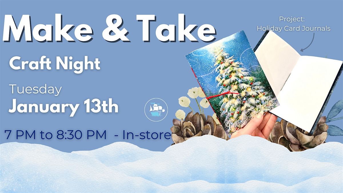 Make & Take Cozy Craft Night - Journal Making, 13 January | Event in Boise | AllEvents