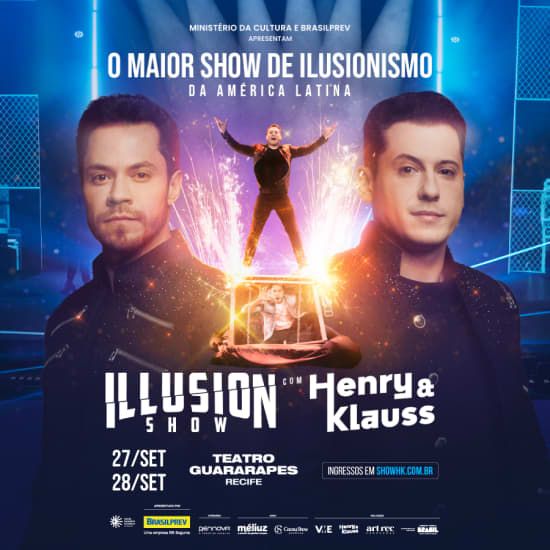 Illusion Show com Henry & Klauss - Recife, 27 September | Event in Recife | AllEvents