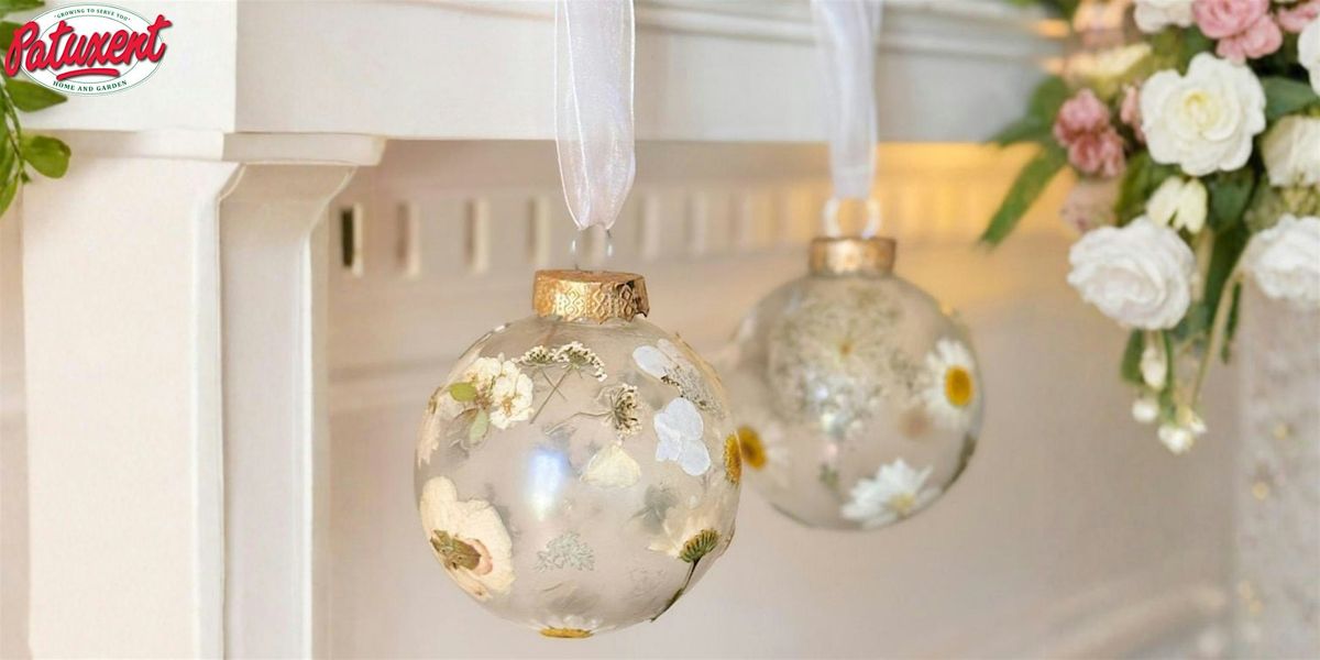Petals & Glass Holiday Ornament Workshop, 12 December | Event in Bowie | AllEvents