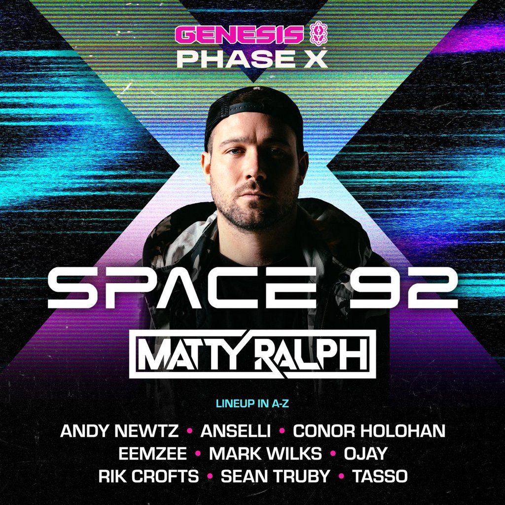 Genesis "PHASE X" Pres SPACE 92, 25 April | Event in Liverpool | AllEvents