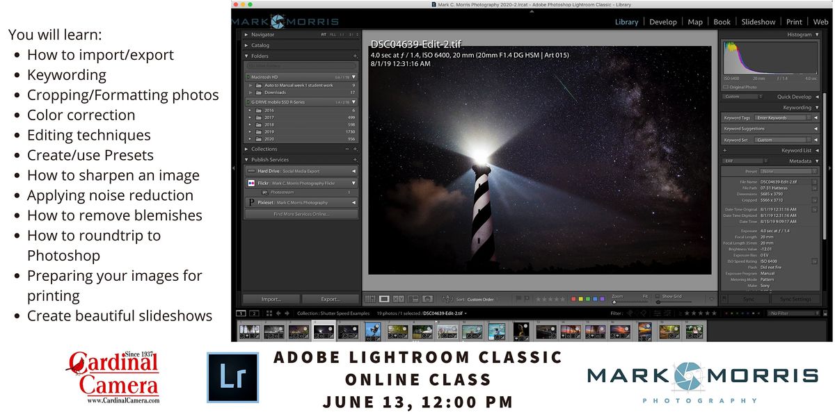 Adobe Lightroom Classic Online Class On Allevents In Online Events
