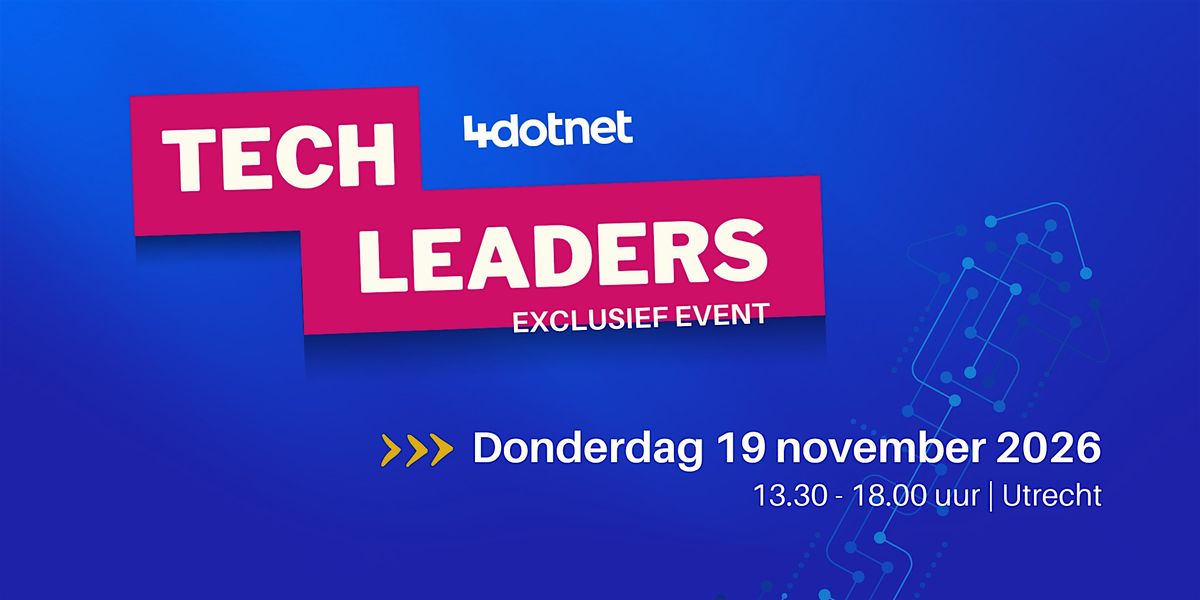 Tech Leaders 19 november 2026