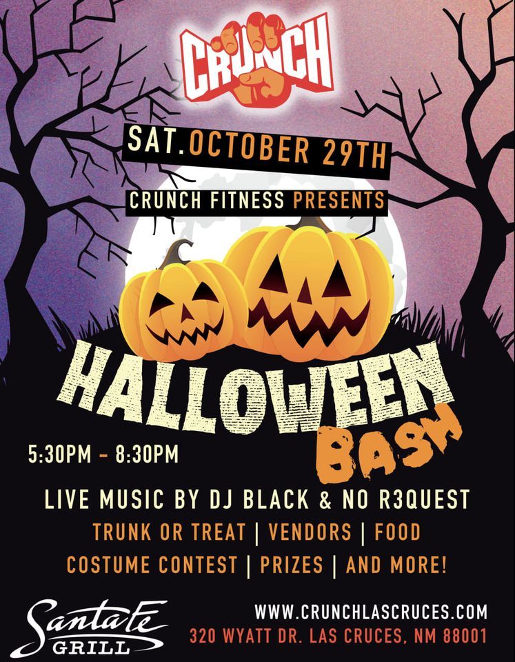 Halloween Bash Crunch Fitness Las Cruces October 28 22 Allevents In