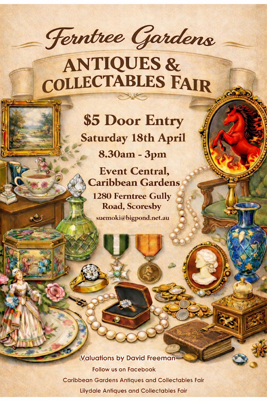 Ferntree Gardens Antiques and Collectables Fair, Event Central at ...