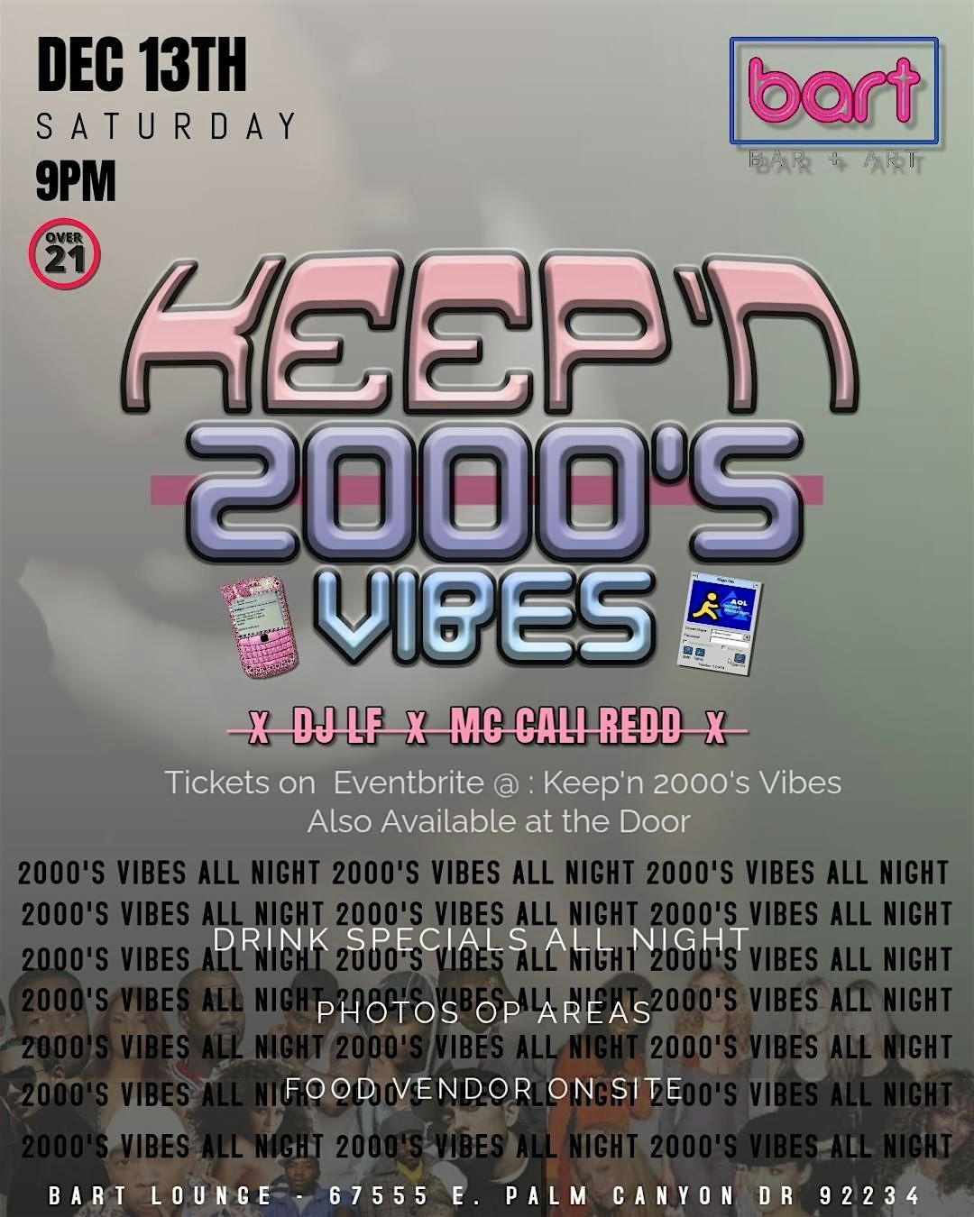 Keep’n 2000’s Vibes, 13 December | Event in Cathedral City | AllEvents