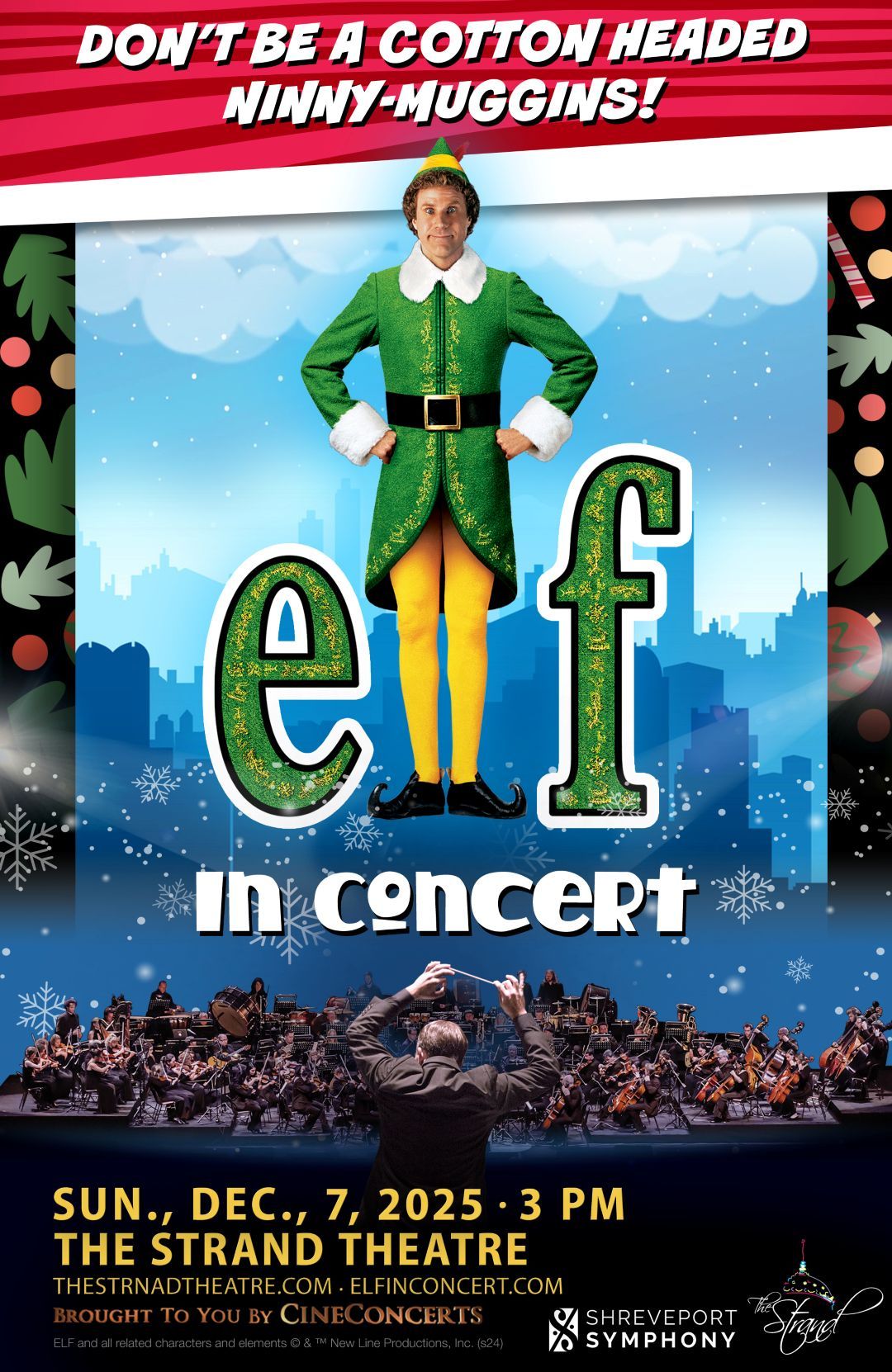 Elf In Concert at Schermerhorn Symphony Center, 10 December | Event in Nashville | AllEvents