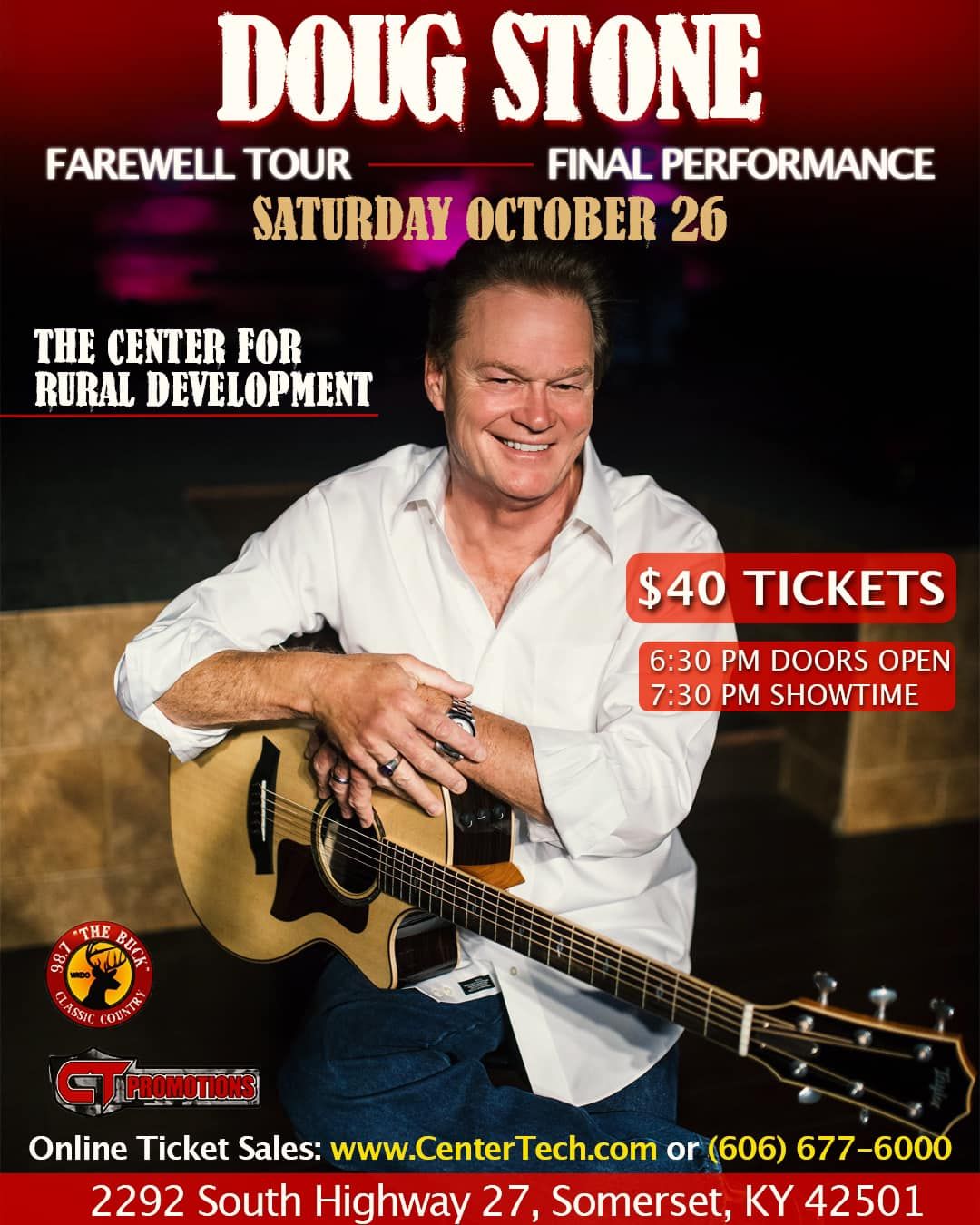 Doug Stone at Imperial Theatre - GA, 7 February | Event in Augusta | AllEvents