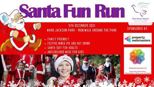 Santa Fun Run Ward Jackson Park Hartlepool December 5 2021 Allevents In Christmas Day 2021 Parkrun 2021