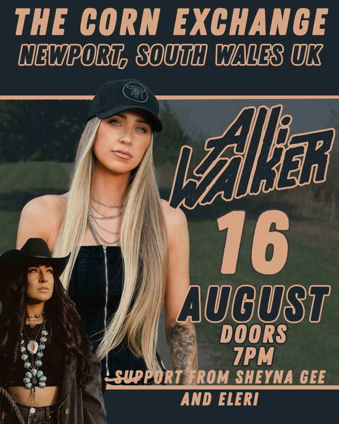 ALLI WALKER WITH SHEYNA GEE AND ELERI, 16 August | Event in Newport | AllEvents