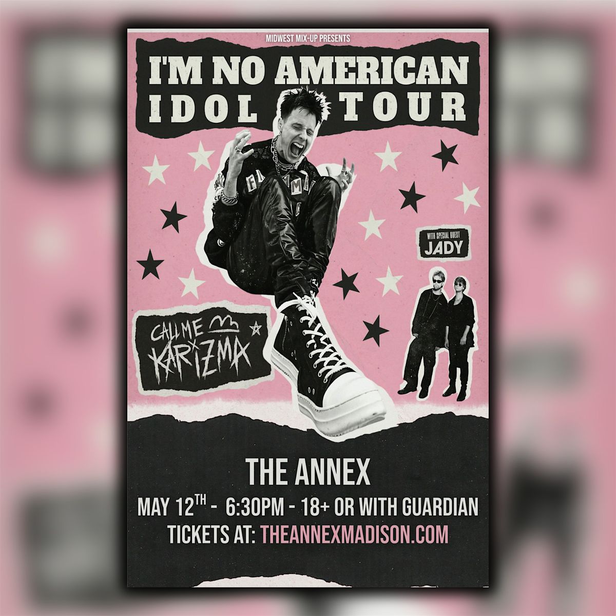 Call Me Karizma - Im No American Idol - US Tour 2026, 12 May | Event in Madison | AllEvents