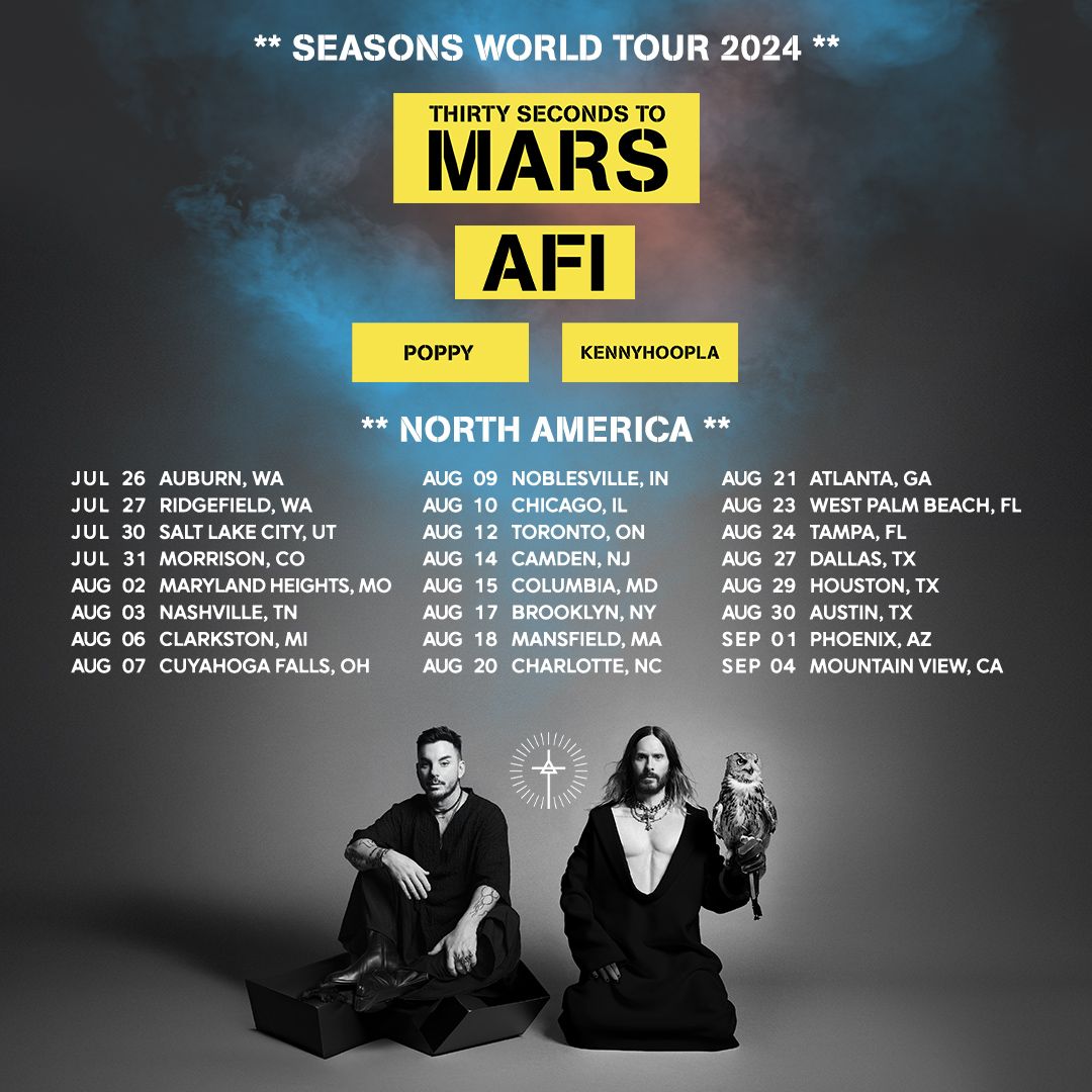 Thirty Seconds to Mars at Kia Forum, 16 August | Event in Inglewood | AllEvents