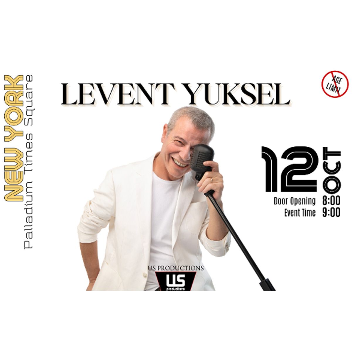 Levent Yuksel at Palladium Times Square, 12 October | Event in New York | AllEvents