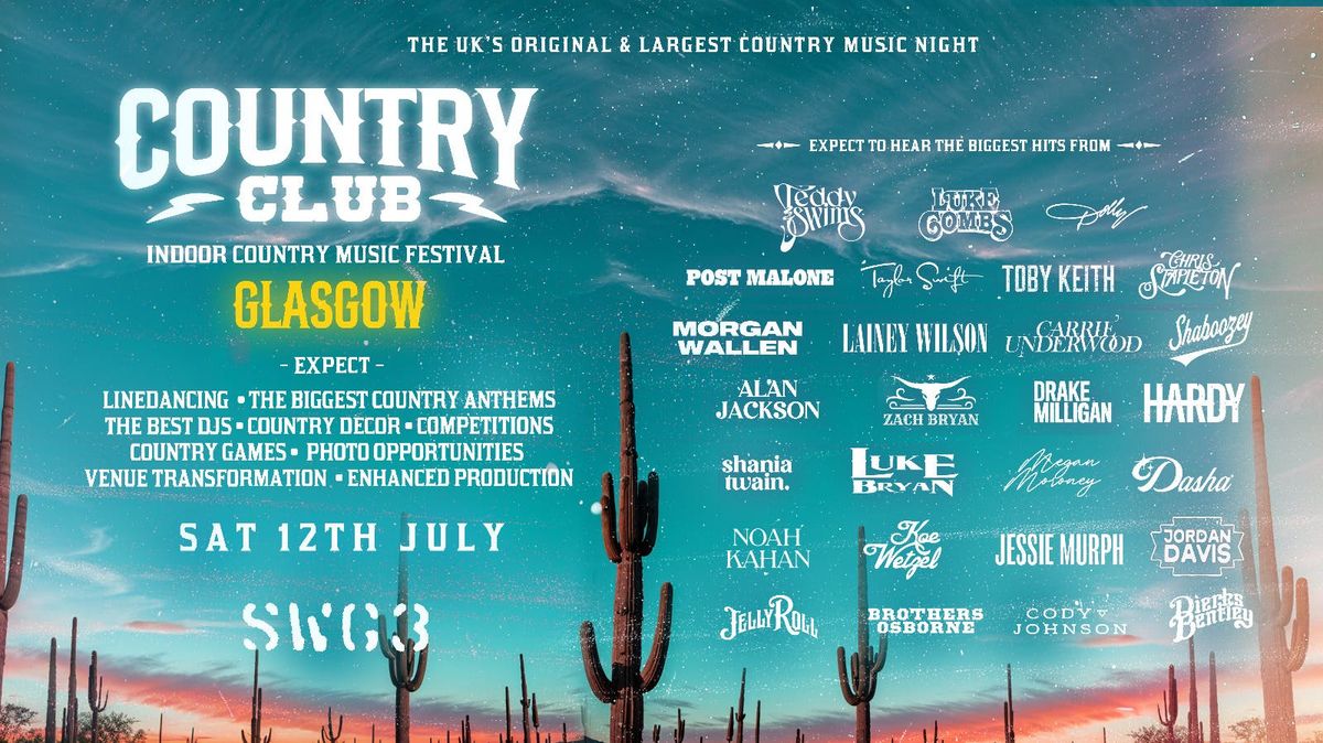 Country Club - Country Music Festival - Glasgow, 12 July | Event in Glasgow | AllEvents