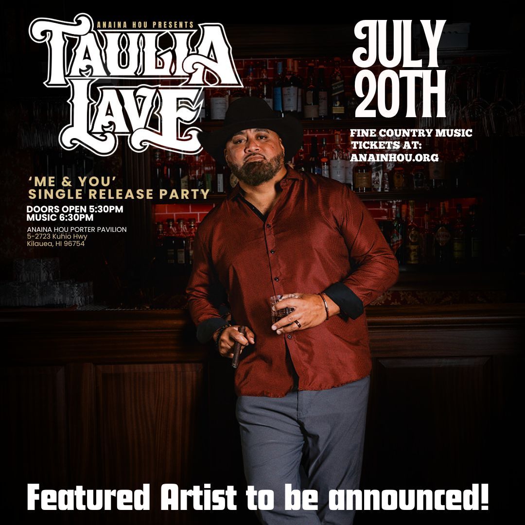 Taulia Lave at Blue Note Hawaii, 3 July | Event in Honolulu | AllEvents