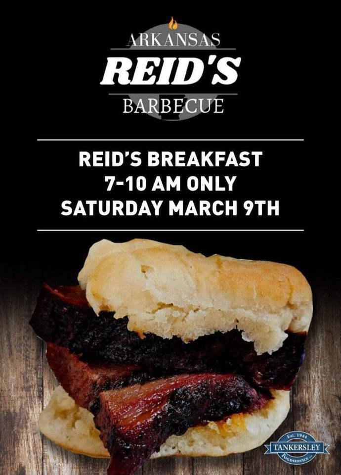 Reids Smokehouse Breakfast, 42 W Main Street, Booneville, AR, March 9