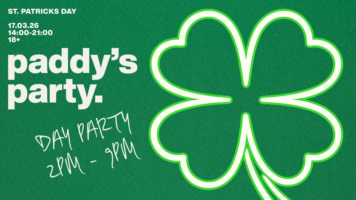 St Patricks Day Party 2pm &amp;gt; 9pm