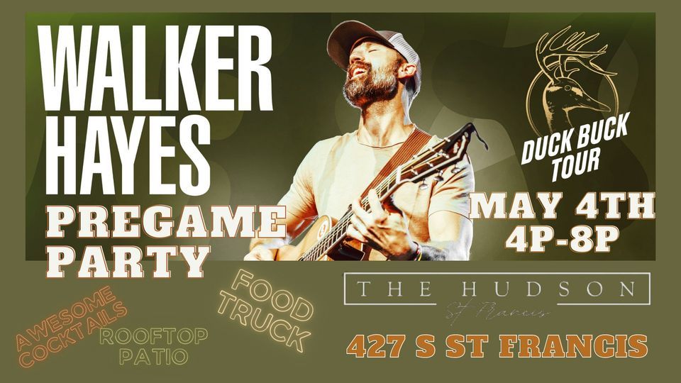 Walker Hayes Pregame Party , 427 S St Francis St, Wichita, KS 67202