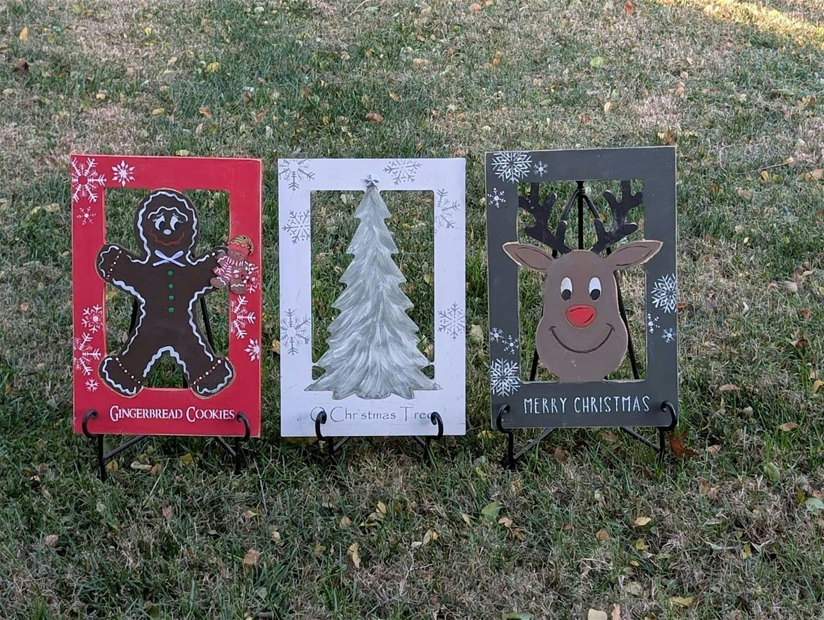 Christmas Frame  Paint Night at Silk's Canton December 17, 17 December | Event in Baltimore | AllEvents
