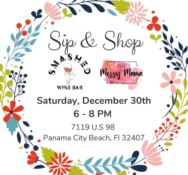 Sip & Shop, Smashed Wine Bar, Panama City Beach, December 30 2023