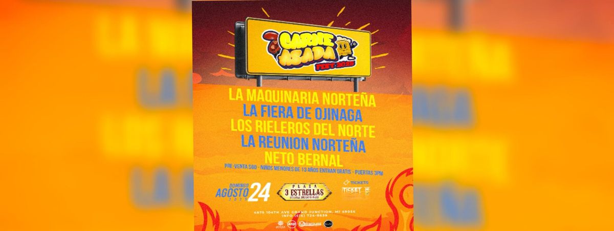 LA MAQUINARIA , LA FIERA , LOS RIELEROS GRAND JUNCTION in Grand Junction, 24 August | Event in Grand Junction
