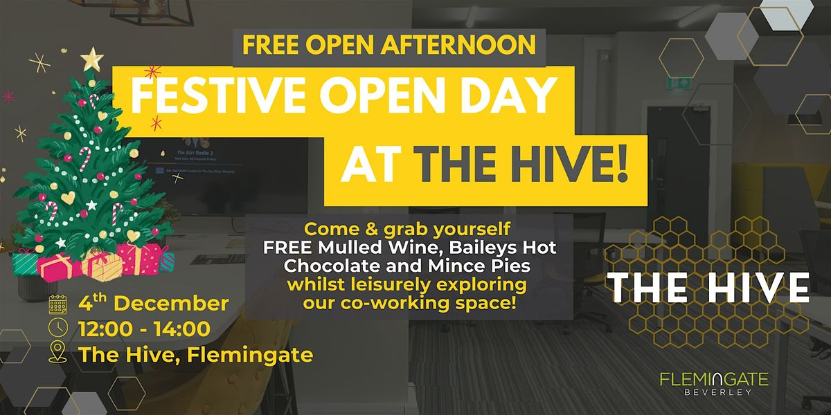 The Hive Festive Open Day, 4 December | Event in Beverley | AllEvents