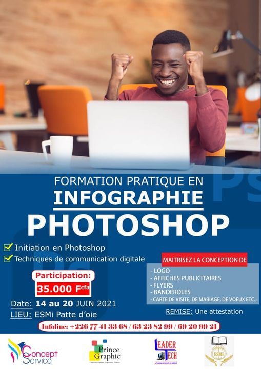 Formation En Infographie Et Communication Digitale Esmi Patte D Oie Bolgatanga June 14 21 Allevents In
