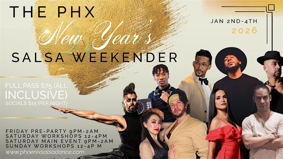 The Phoenix New Year’s Salsa Weekender!, 2 January | Event in Phoenix | AllEvents