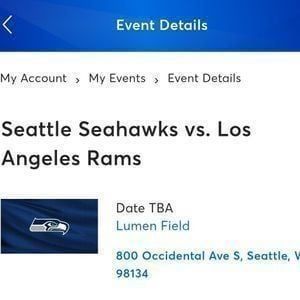 Los Angeles Rams at Seattle Seahawks at Lumen Field