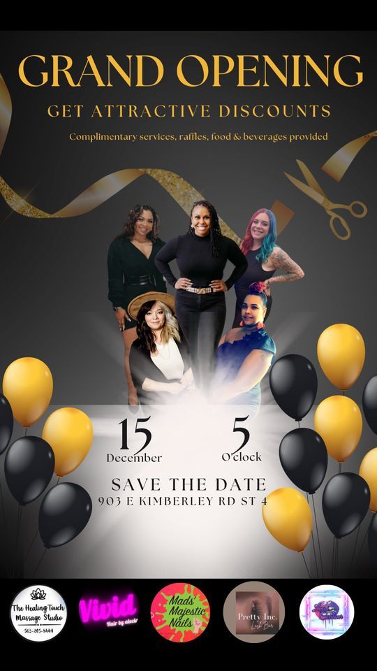 Grand Opening , The Healing Touch Massage Studio LLC, Davenport